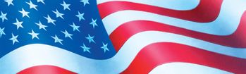 Old Glory Rear Window Decal