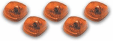 Pacer Dodge Style Amber Five Cab Roof Running Lights Kit (1994-1998)