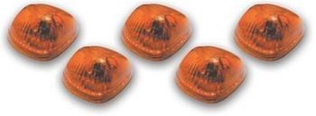 Pacer Dodge Style Amber Five Cab Roof Running Lights Kit (1994-1998)