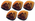 Pacer Ford Style Amber Five Cab Roof Running Lights Kit (1999-2008)