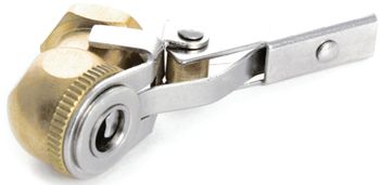 Performance Tool 1/4" Brass Air Chuck With Clip