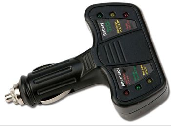 Performance Tool 12V Cigarette Lighter Battery & Alternator Tester