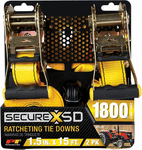 Performance Tool 2 Pack 1-1/2" X 15' Tie Down