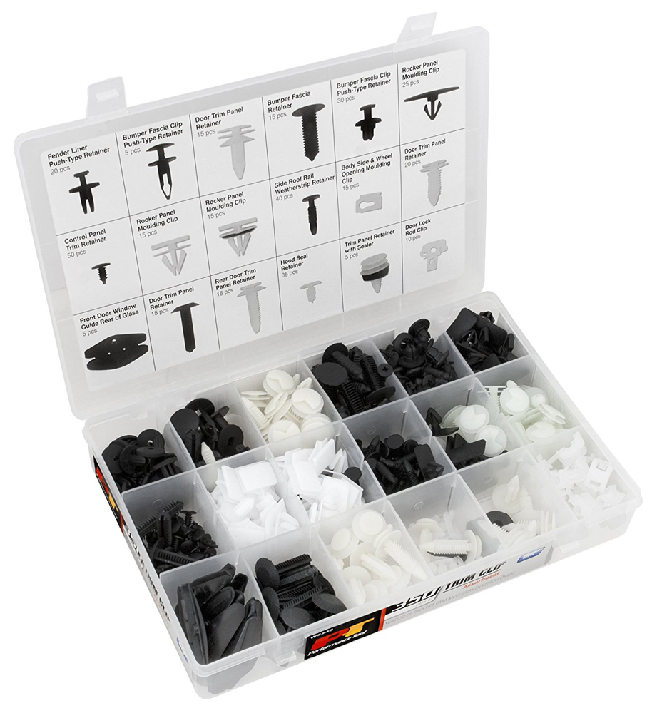 Assortment Kit Of GM Door & Body Side Molding / Rocker Panel Clips & Fasteners