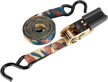 Performance Tool 4 Pack 1" X 15' Olive Drab Camo Tie Down Straps