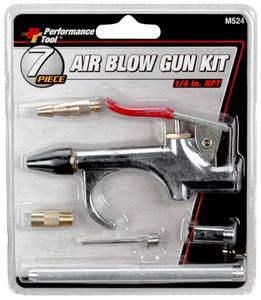 Performance Tool 7 Piece Blowgun Kit