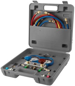 Performance Tool Air Conditioner Manifold Gauge Test Kit