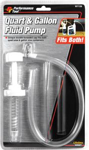Performance Tool Quart & Gallon Fluid Pump