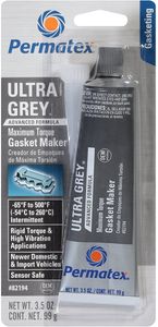 Permatex Ultra Grey Rigid High-Torque RTV Silicone Gasket Maker (3.5 oz)