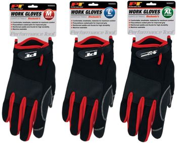 Performance Tool Red Mechanics Work Gloves