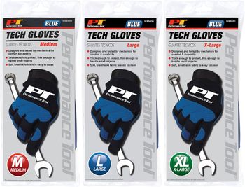 Performance Tool Blue Performance Tech Gloves