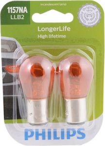 Philips 1157NA LongerLife Miniature Bulbs (Pair)