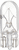 Philips 12256 LongerLife Miniature Bulbs (Pair)