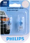 Philips 168 Crystal Vision Miniature Bulbs (Pair)