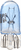 Philips 194 Crystal Vision Miniature Bulbs (Pair)