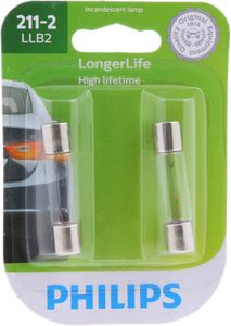 Philips 211-2 LongerLife Miniature Bulbs (Pair)