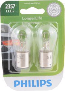 Philips 2357 LongerLife Miniature Bulbs (Pair)