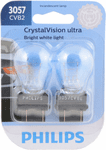 Philips 3057 Crystal Vision Miniature Bulbs (Pair)