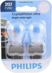 Philips 3157 Crystal Vision Miniature Bulbs (Pair)