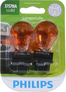 Philips 3757NA LongerLife Miniature Bulbs (Pair)