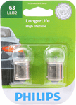 Philips 63 LongerLife Miniature Bulbs (Pair)