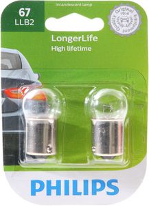 Philips 67 LongerLife Miniature Bulbs (Pair)
