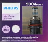 Philips 9004 NightGuide Platinum Headlight Bulbs (Pair)