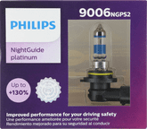 Philips 9006 NightGuide Platinum Headlight Bulbs (Pair)