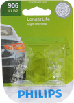 Philips 906 LongerLife Miniature Bulbs (Pair)