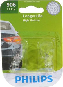 Philips 906 LongerLife Miniature Bulbs (Pair)