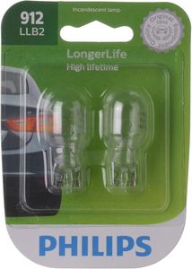 Philips 912 LongerLife Miniature Bulbs (Pair)