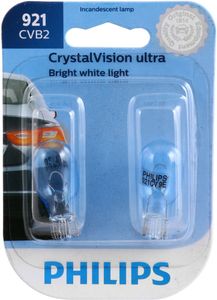 Philips 921 Crystal Vision Miniature Bulbs (Pair)