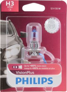 Philips H3 VisionPlus Headlight Bulb
