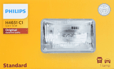 Philips H4651 Standard Halogen Sealed Beam Headlamp