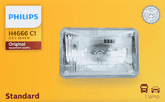 Philips H4666 Standard Halogen Sealed Beam Headlamp