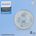 Philips H6024 Crystal Vision Ultra Halogen Headlamp
