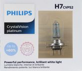 Philips H7 Crystal Vision Platinum Headlight Bulbs (Pair)