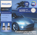 Philips H8/H16 Ultinon LED Fog Light (Pair)