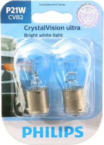 Philips P21W Crystal Vision Miniature Bulbs (Pair)