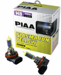 PIAA H8 Plasma Ion Yellow Bulbs (Twin Pack)