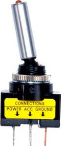 Pilot Billet Toggle Switch w/ LED Light