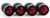 Pilot Bio-Hazard Aluminum Tire Valve Caps - (4 Piece)