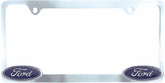 Pilot Chrome Ford License Plate Frame