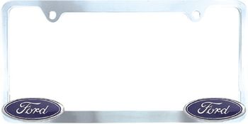 Pilot Chrome Ford License Plate Frame
