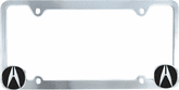 Pilot Chrome Vehicle Logo License Plate Frames
