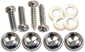 Pilot Diamond Cap License Plate Fasteners