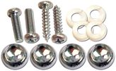 Pilot Diamond Cap License Plate Fasteners