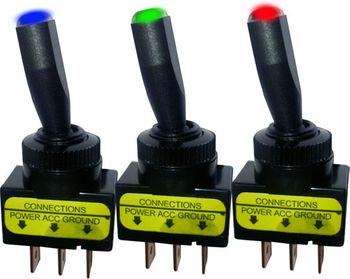 Pilot LED Toggle Switch