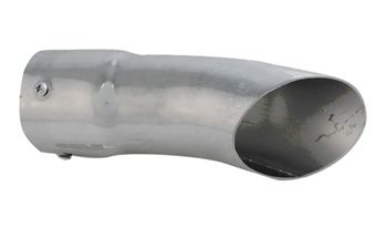 Pilot Universal Steel Bolt-On Rounded Exhaust Tip (8.25" x 2.5")