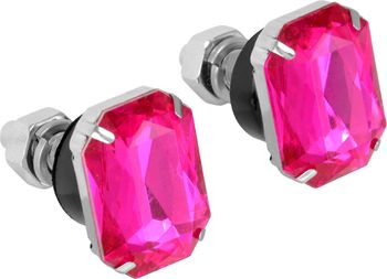 Pink Ruby License Plate Fasteners